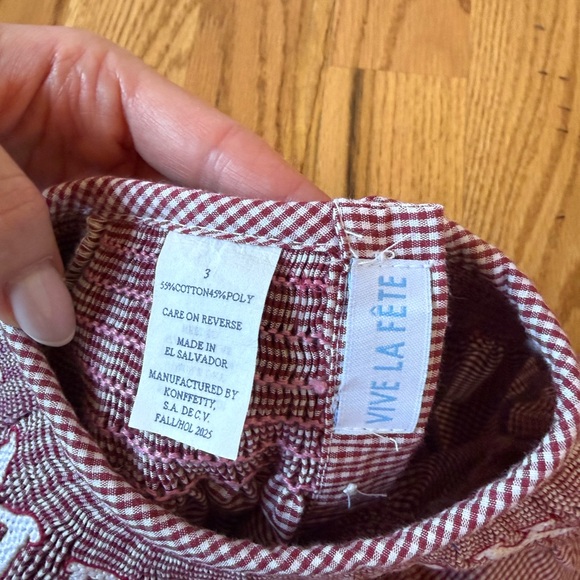 Gamecock Smocked Dress •3T• - Picture 3 of 4